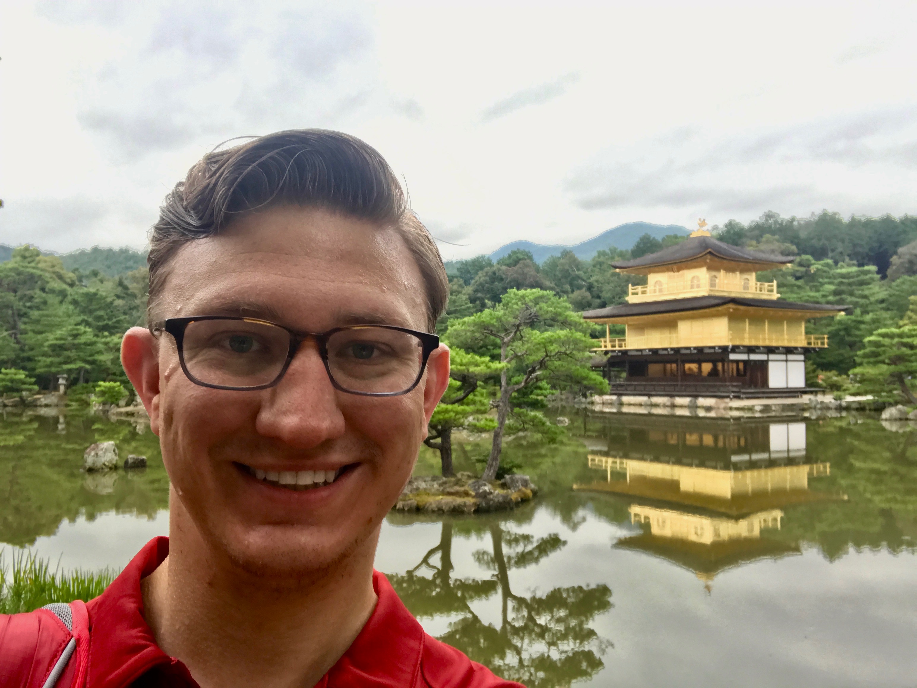 Me at the Golden Palace in Kyoto