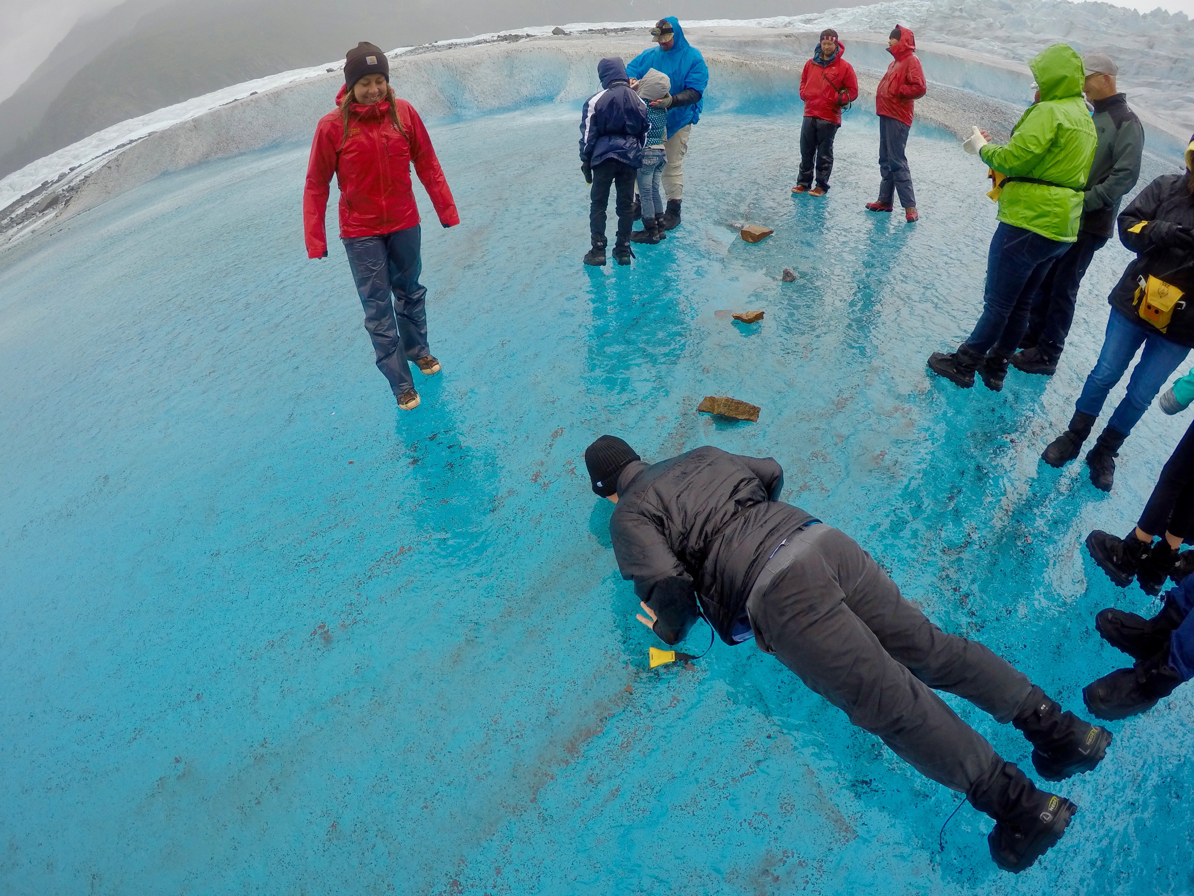 Me on a glacier in Juneau, Alaska